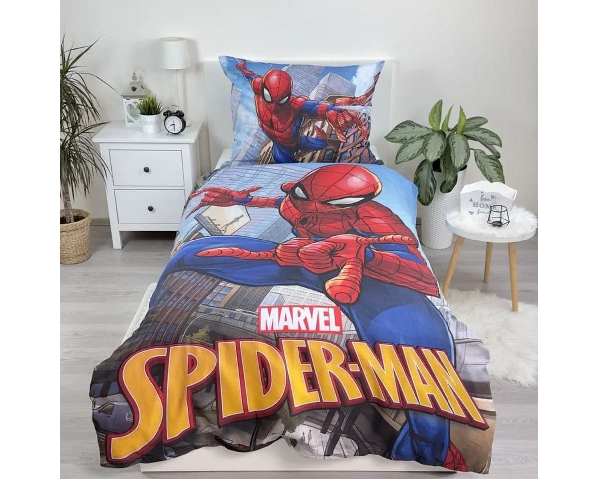 Spiderman Bettwäsche Set 100% Baumwolle Wendemotiv - Bild 4