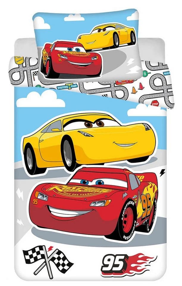 Jerry Fabrics Kinderbettwäsche Cars Renforcé 2-teilig - Bild 2
