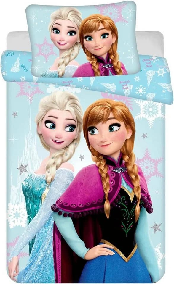 Disney Frozen Kinderbettwäsche 2-tlg. 100x135 + 40x60 cm Baumwolle - Bild 2
