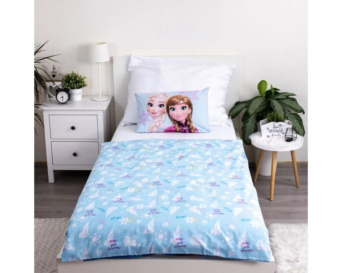 Disney Frozen Kinderbettwäsche 2-tlg. 100x135 + 40x60 cm Baumwolle - Bild 4