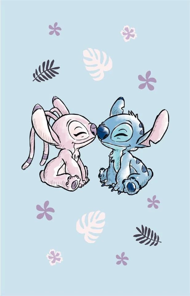 Lilo & Stitch Handtuch 100% Baumwolle 30x50 cm schnelltrocknend