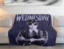 Wednesday Wohndecke Fleece-Decke 100x150 cm Kuscheldecke Polyester Bild 1