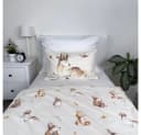Häßler Homefashion Babybettwäsche Waldtiere 2-tlg. 100% Baumwolle Bild 3