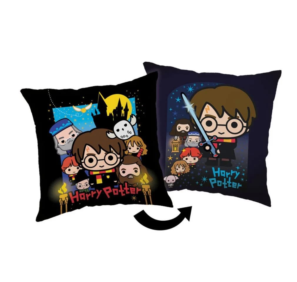 Harry Potter Dekokissen Kopfkissen 1 Stück Premium Dekokissen mit beidseitigem Digitaldruck