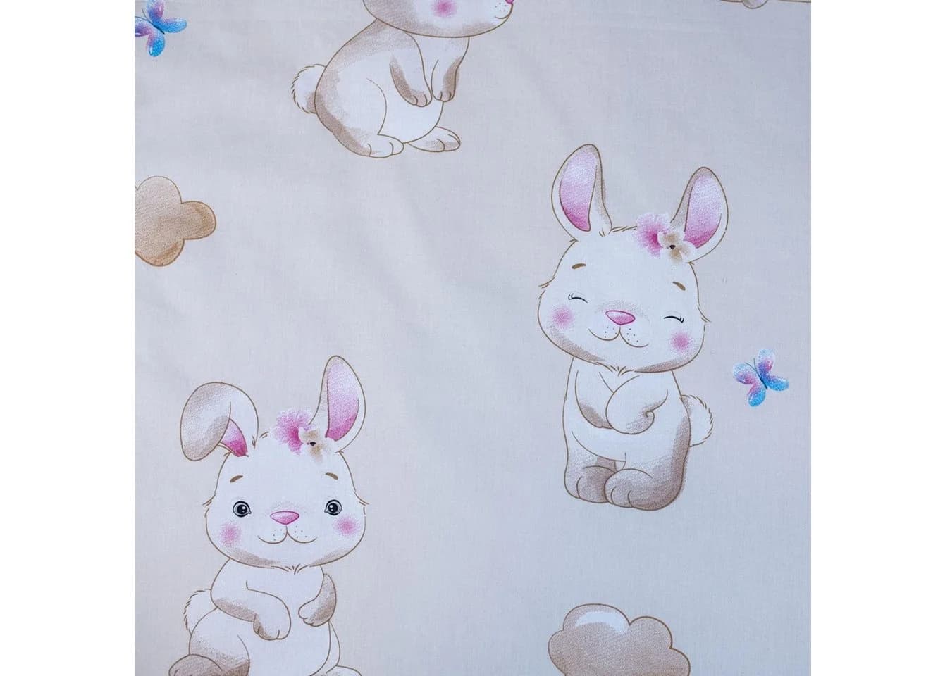 Jerry Fabrics Babybettwäsche Set Wendebettwäsche Bunny Star Baby - Bild 3