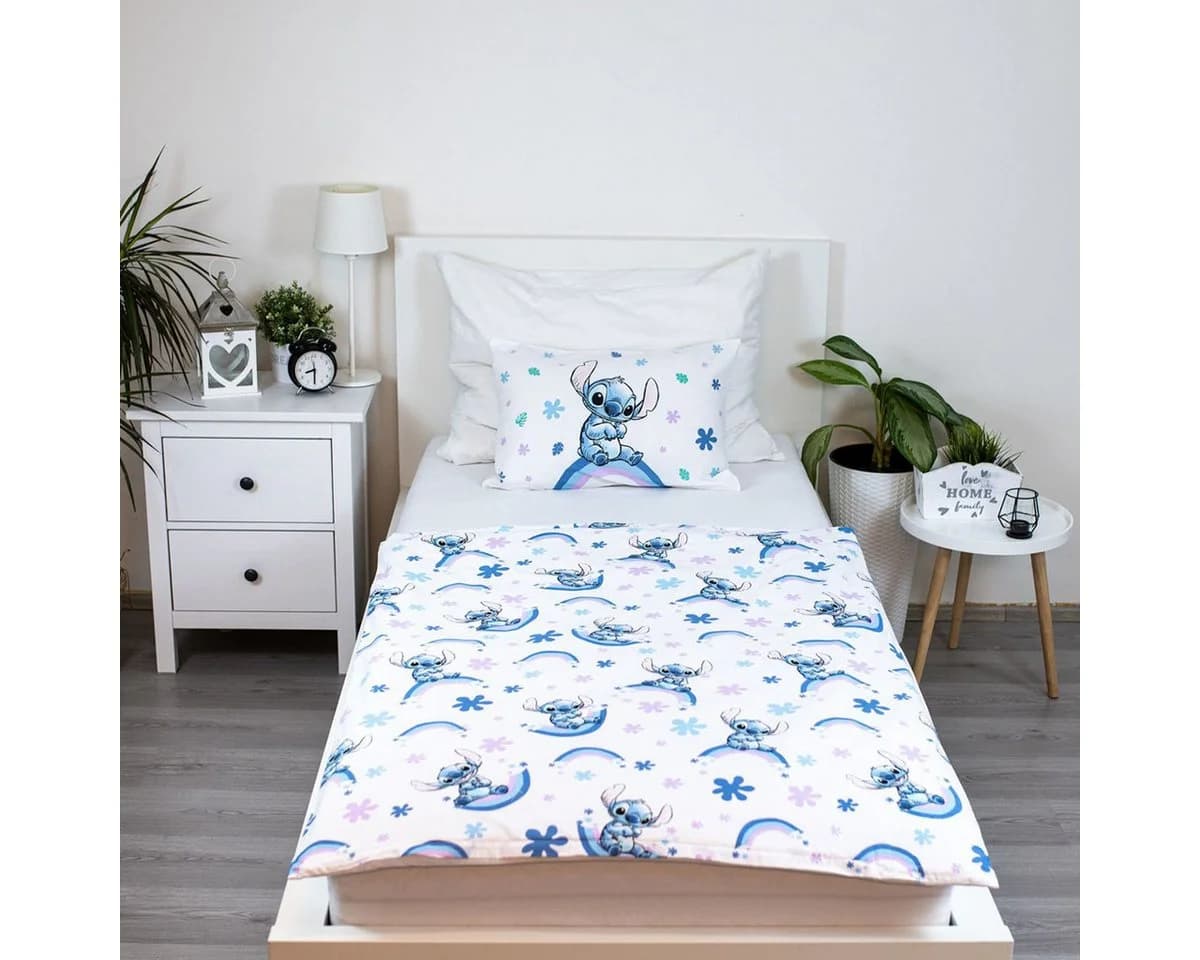 Lilo & Stitch Babybettwäsche Wendebettwäsche Baby 2-tlg. 100x135 + 40x60 cm, Baumwolle, 2 teilig, 100% Baumwolle, trocknergeeignet - Bild 3