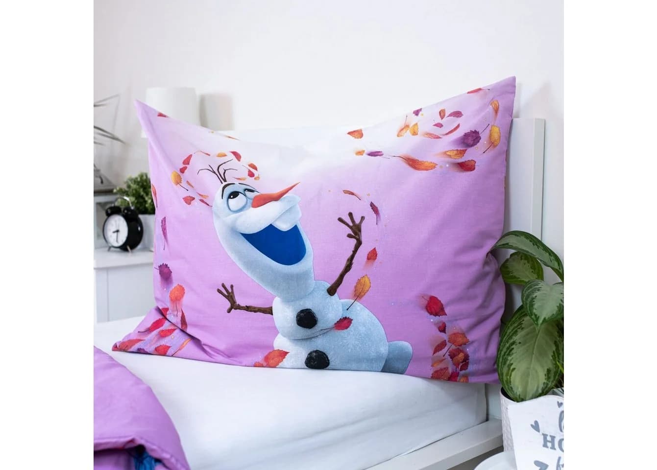 Disney Frozen Bettwäsche Baumwolle Rosa 140x200 cm mit Reißverschluss - Bild 5