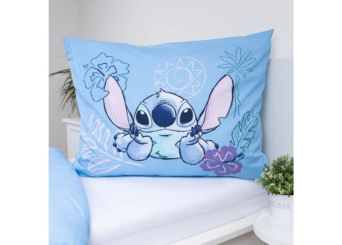 Lilo & Stitch Wendebettbezug Blau 140x200cm mit Kissenbezug - Bild 4