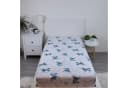 Disney Spannbettlaken Lilo und Stitch Weiß Blau Bild 1