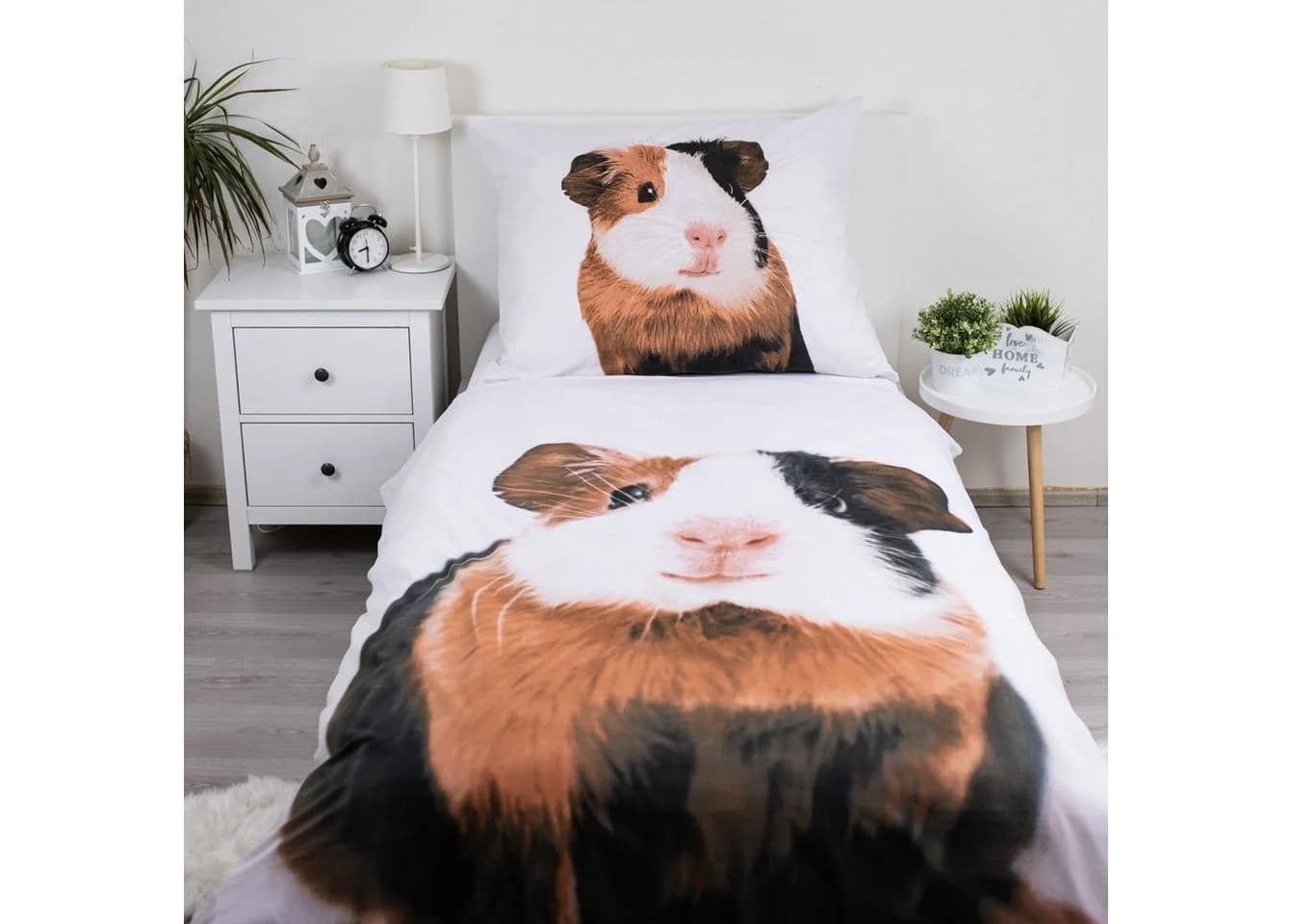 Jerry Fabrics Bettwäsche Meerschweinchen Design 100% Baumwolle