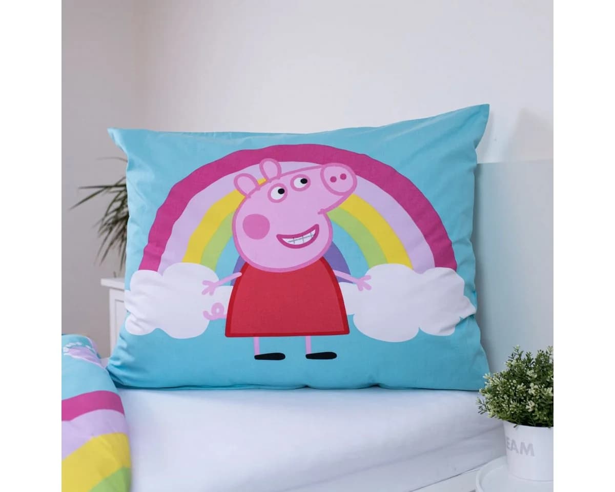 Jerry Fabrics Kinderbettwäsche Peppa Pig Set 140x200 + 70x90 cm Baumwolle - Bild 5