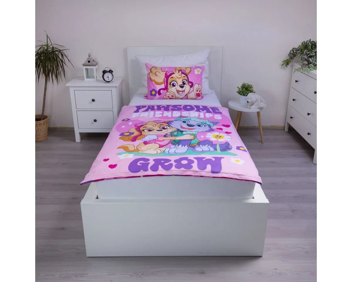 Jerry Fabrics Paw Patrol Kinderbettwäsche Baumwolle