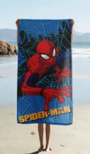 Spiderman Badetuch blau 70x140 cm Marvel Motiv Bild 1