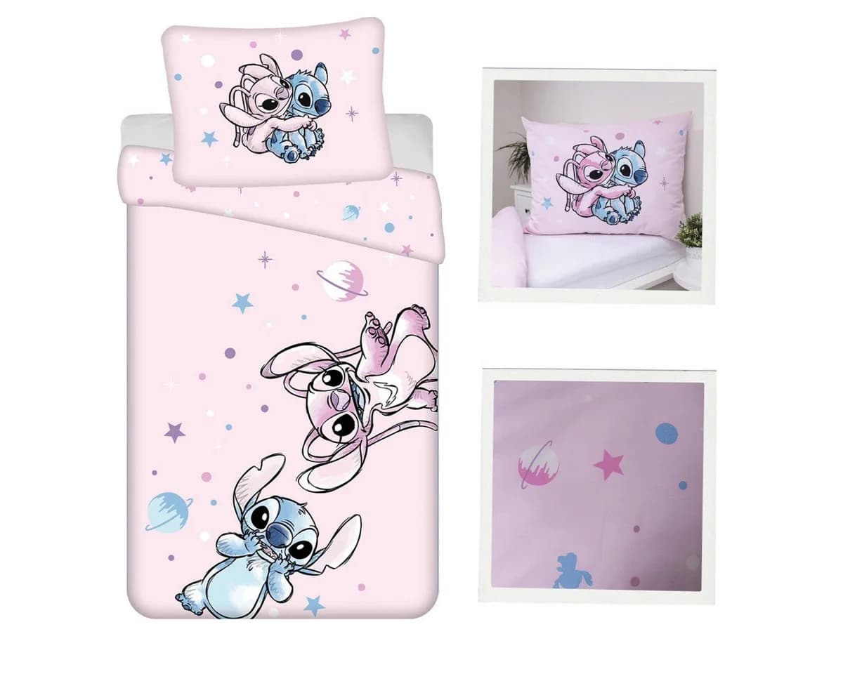 Lilo & Stitch Kinderbettwäsche Disney 2-tlg. Baumwolle Wendbar - Bild 2