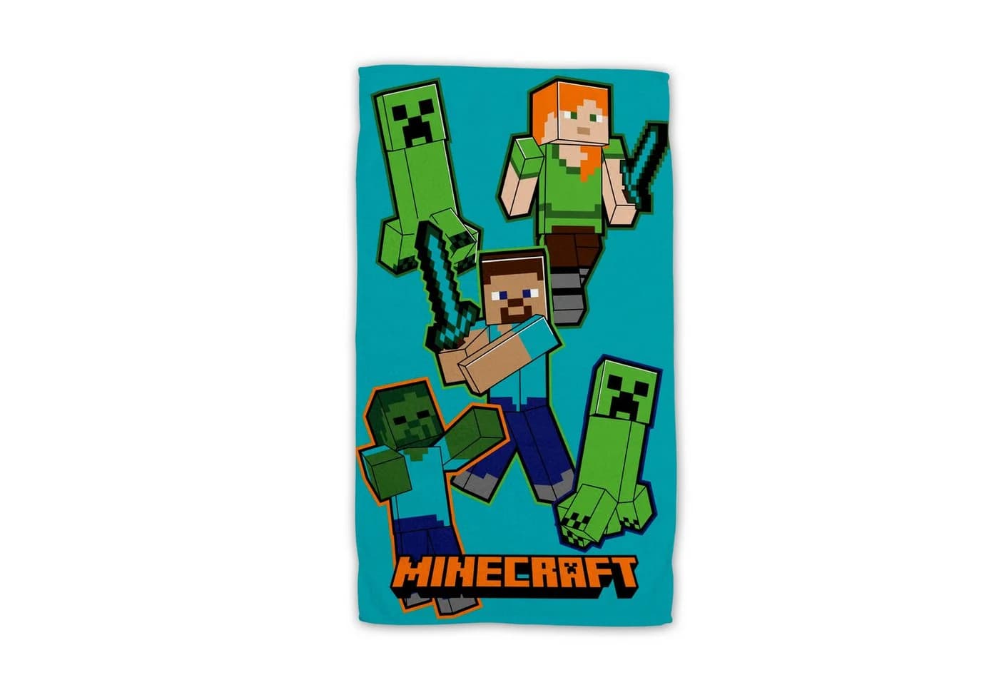 Jerry Fabrics Minecraft Crawler Handtuch 30x50 cm Baumwolle Kinderhandtuch