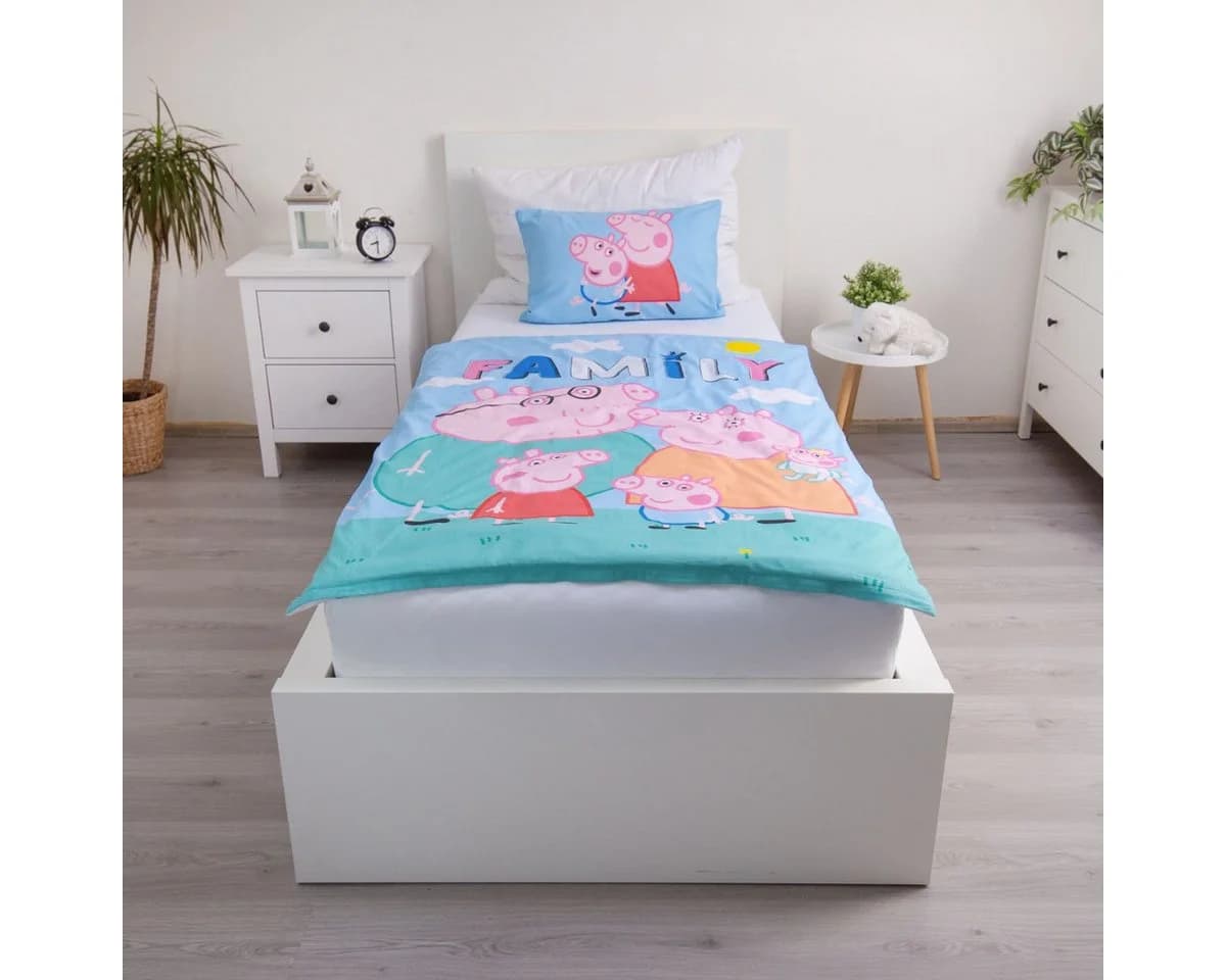 Jerry Fabrics Kinderbettwäsche Peppa Pig Set 100x135 cm - Bild 2