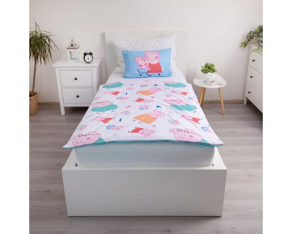 Jerry Fabrics Kinderbettwäsche Peppa Pig Set 100x135 cm - Bild 5