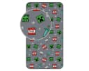 Jerry Fabrics Minecraft Spannbettlaken Grau We Got This Design Bild 2