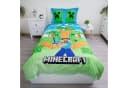 Minecraft Bettwäsche Jungle Fight Glow-in-the-Dark Bild 1