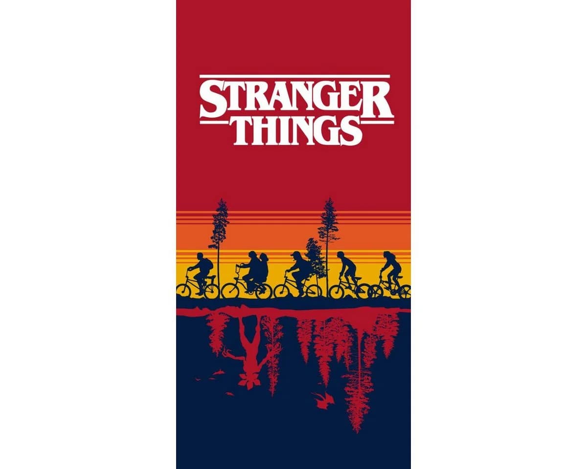 Stranger Things Strandtuch 70x140 cm Baumwolle