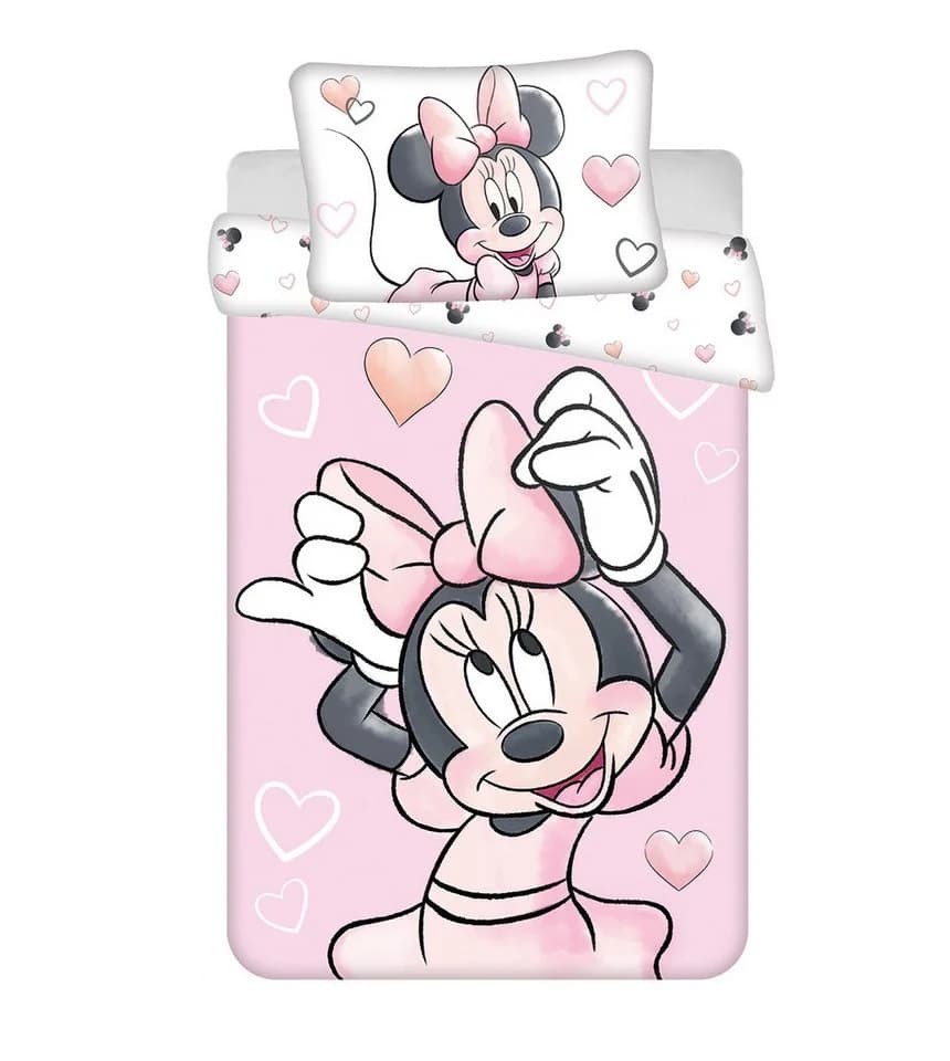 Disney Minnie Mouse Babybettwäsche 2-tlg. Baumwolle Blush Pink - Bild 2