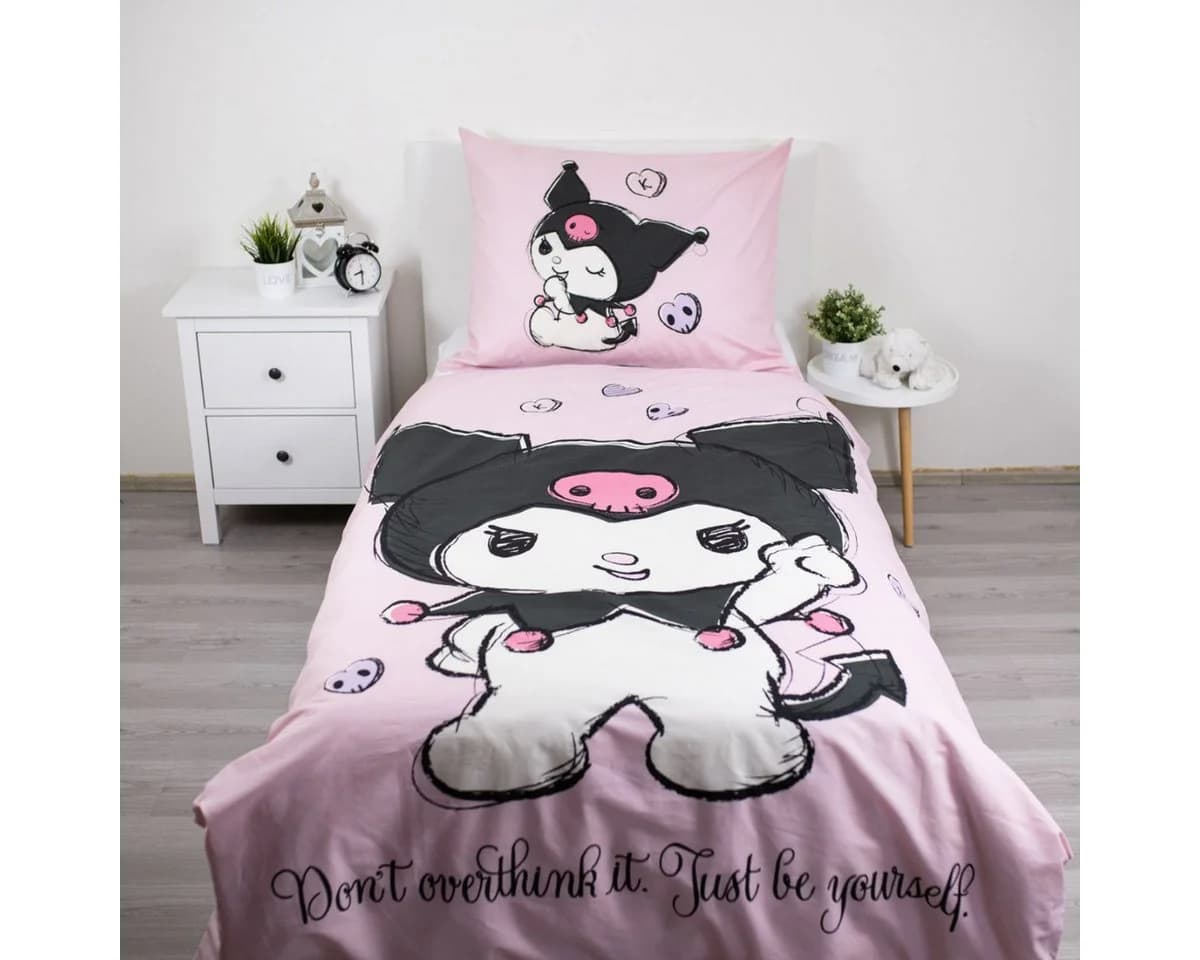 Hello Kitty Bettwäsche Set 140x200 cm + 70x90 cm 2-teilig