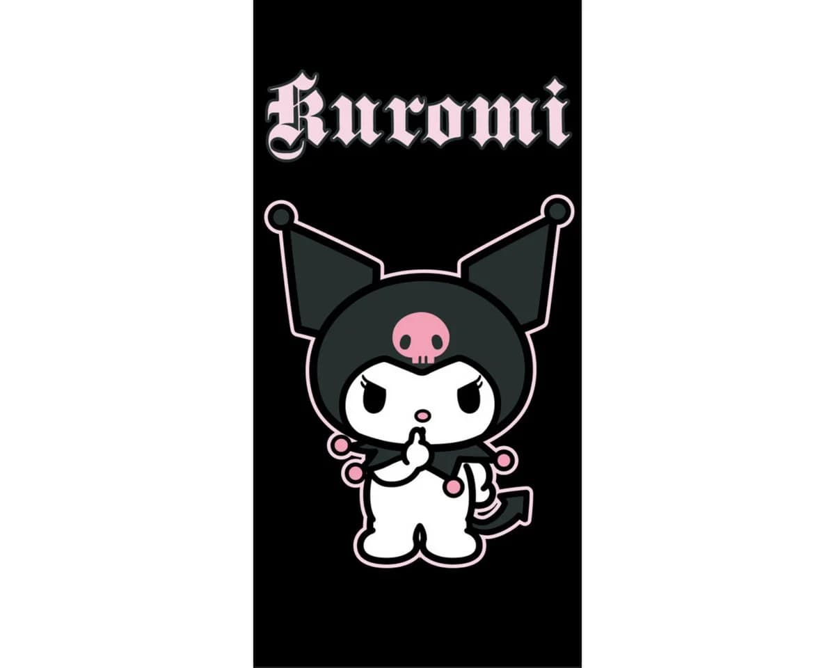 Hello Kitty Kuromi Strandtuch 70 × 140 cm