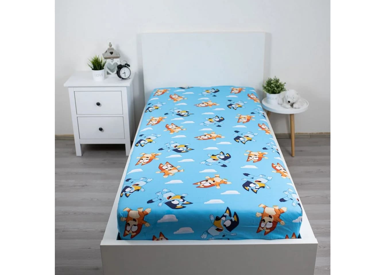 Jerry Fabrics Bluey & Bingo Spannbettlaken 100% Baumwolle - Bild 2