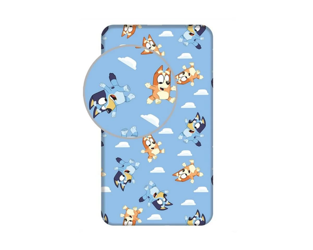 Jerry Fabrics Bluey & Bingo Spannbettlaken 100% Baumwolle - Bild 3