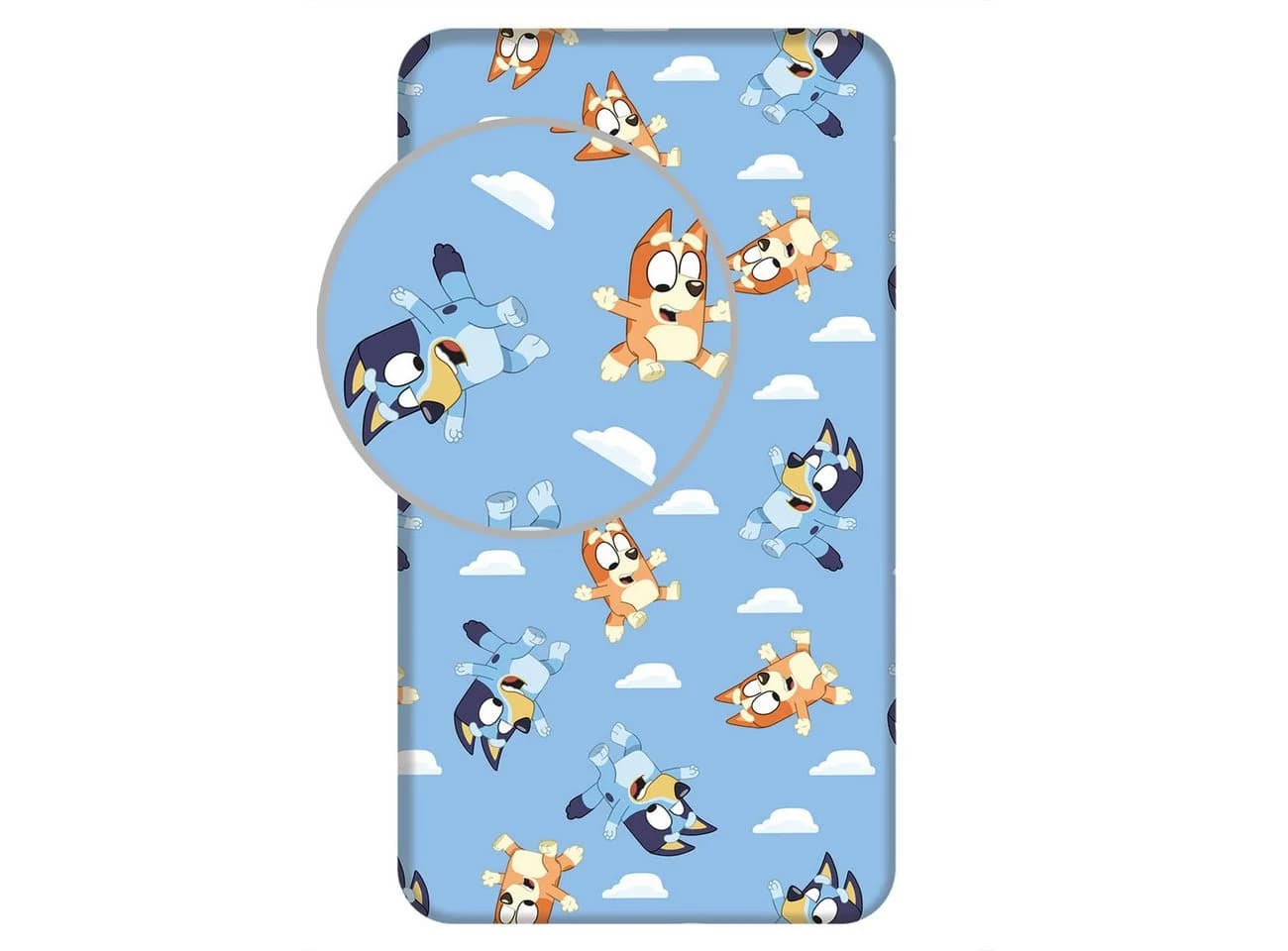 Jerry Fabrics Bluey & Bingo Spannbettlaken 100% Baumwolle - Bild 4