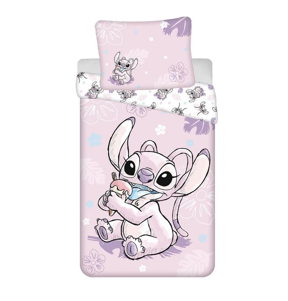Disney Lilo & Stitch Wende-Bettwäsche Rosa 140x200cm - Bild 2