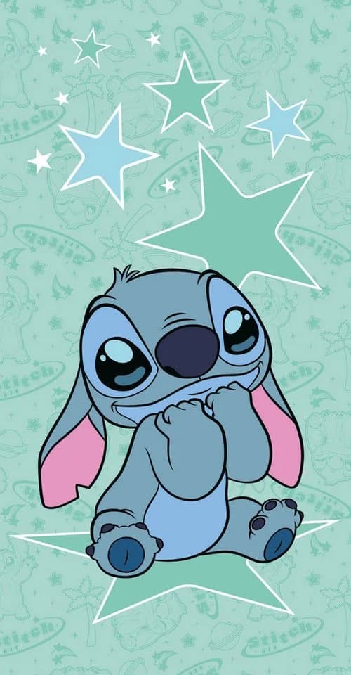 Lilo & Stitch Badetuch 100% Baumwolle 70x140 cm - Bild 2