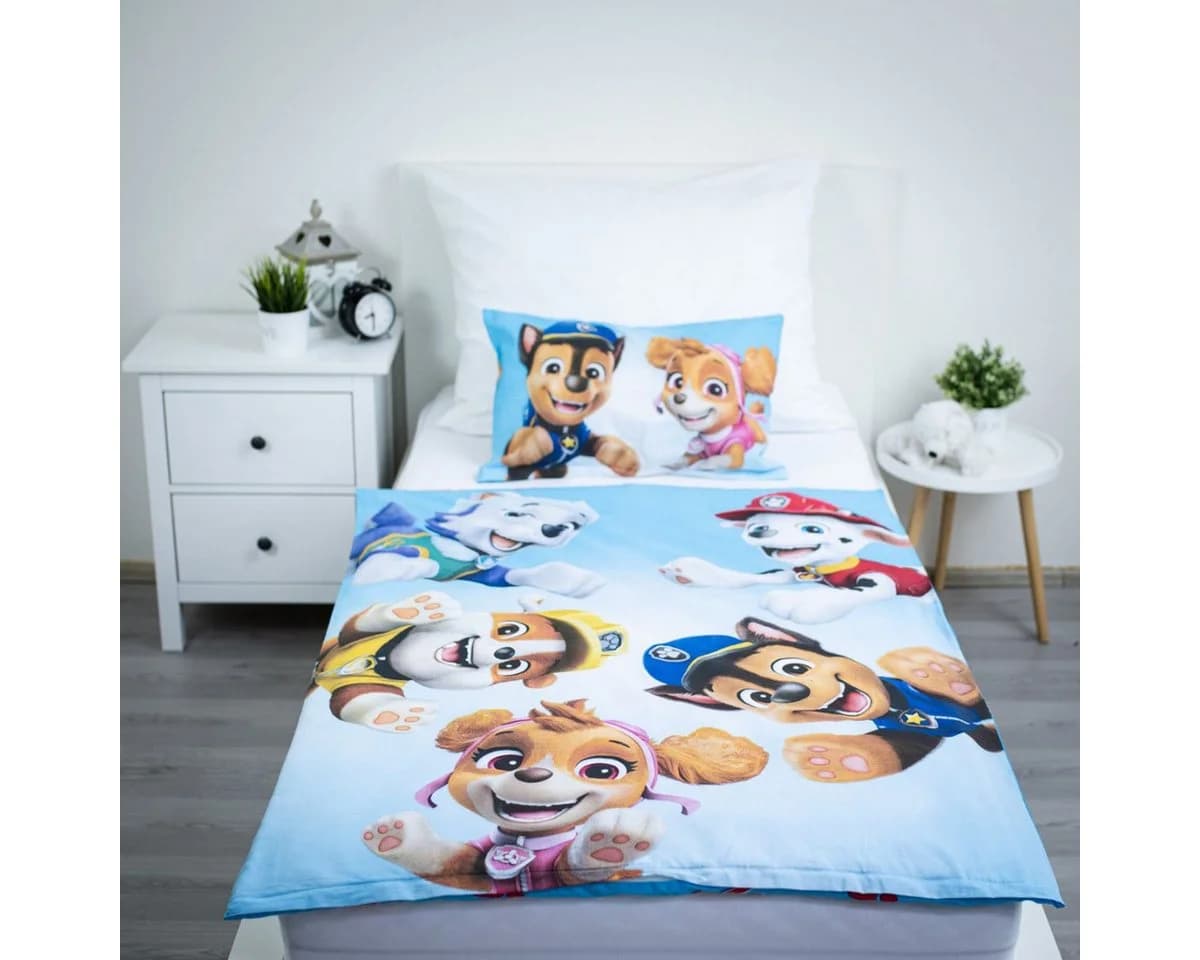 PAW PATROL Bettwäsche Set 2-tlg. 100x135 cm Bunt Baumwolle