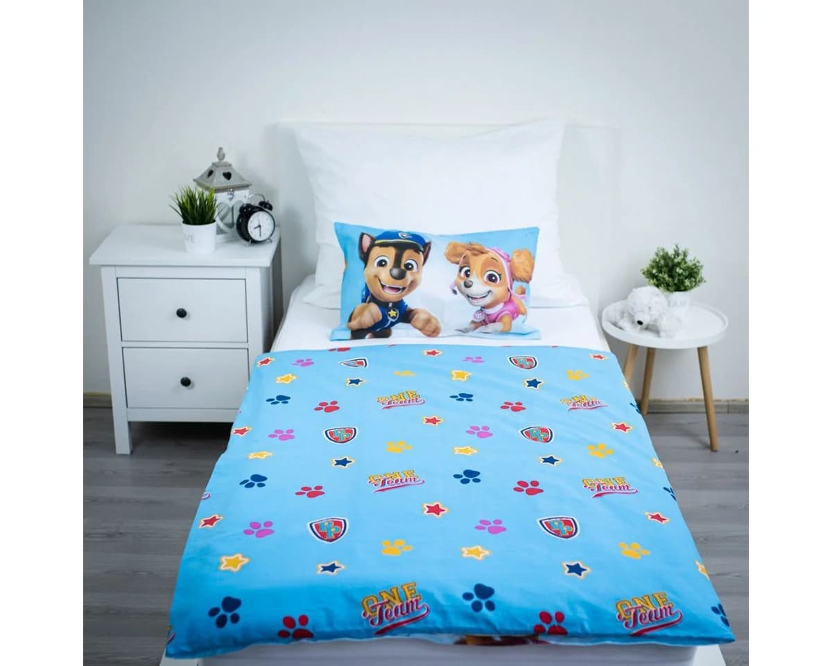 PAW PATROL Bettwäsche Set 2-tlg. 100x135 cm Bunt Baumwolle - Bild 3