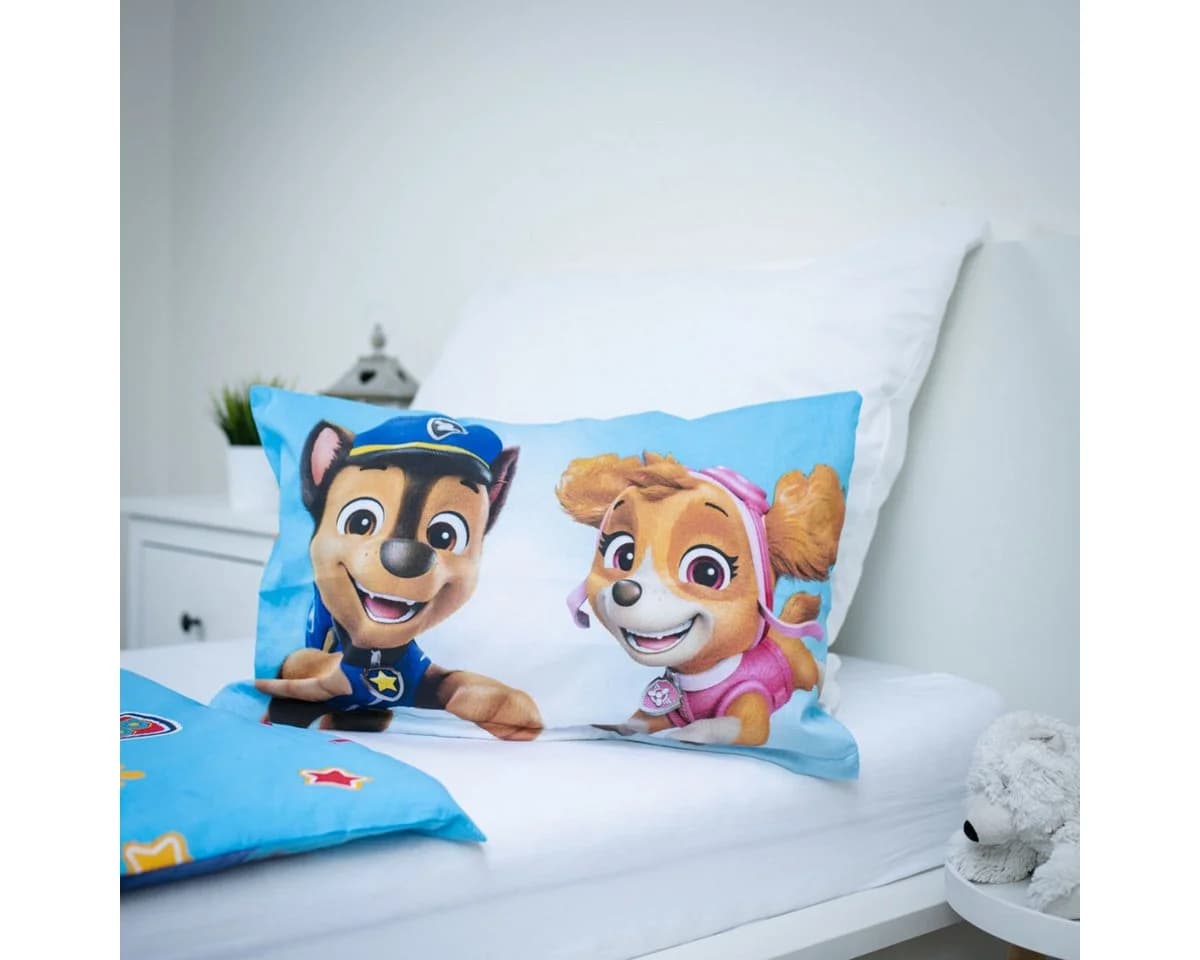 PAW PATROL Bettwäsche Set 2-tlg. 100x135 cm Bunt Baumwolle - Bild 4