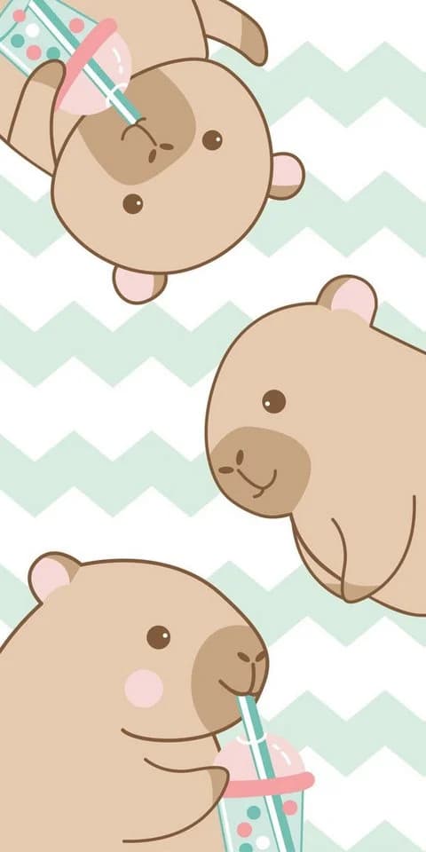 Jerry Fabrics Badetuch Capybara 100% Baumwolle Bunt - Bild 2