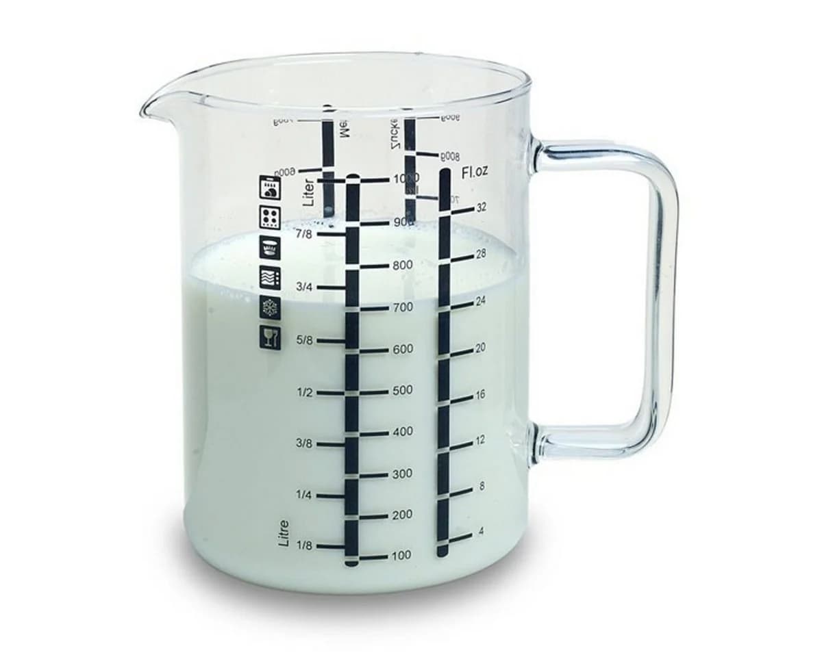 SIMAX Messbecher Glas 1000ml mit Henkel und Skala - Bild 2