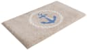 Grund Badematte "Port Louis" Beige mit Anker-Motiv Bild 1