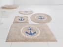 Grund Badematte "Port Louis" Beige mit Anker-Motiv Bild 2