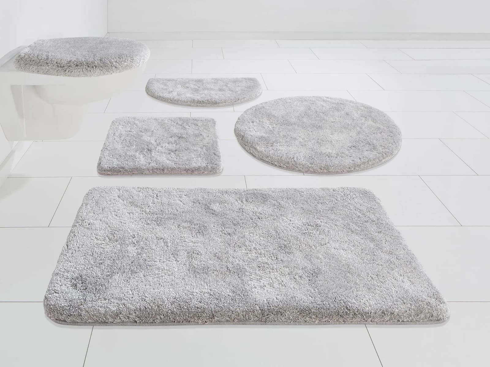 Badematte GRUND Melos Badvorleger Badezimmer Teppich sehr weich Kunstfaser