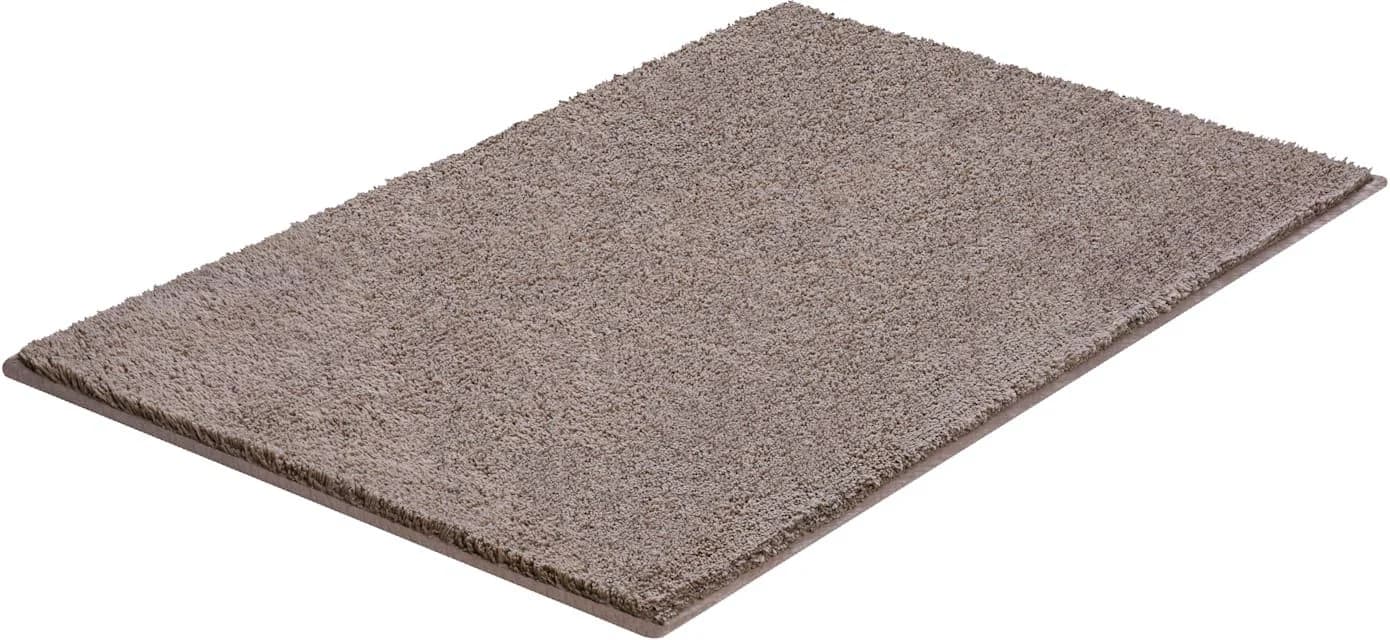 GRUND Badematte Marla Taupe 100% Baumwolle Rutschfest