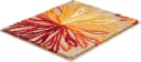 Grund Badematte Art Orange-Beige Florales Muster Rutschfest Bild 1