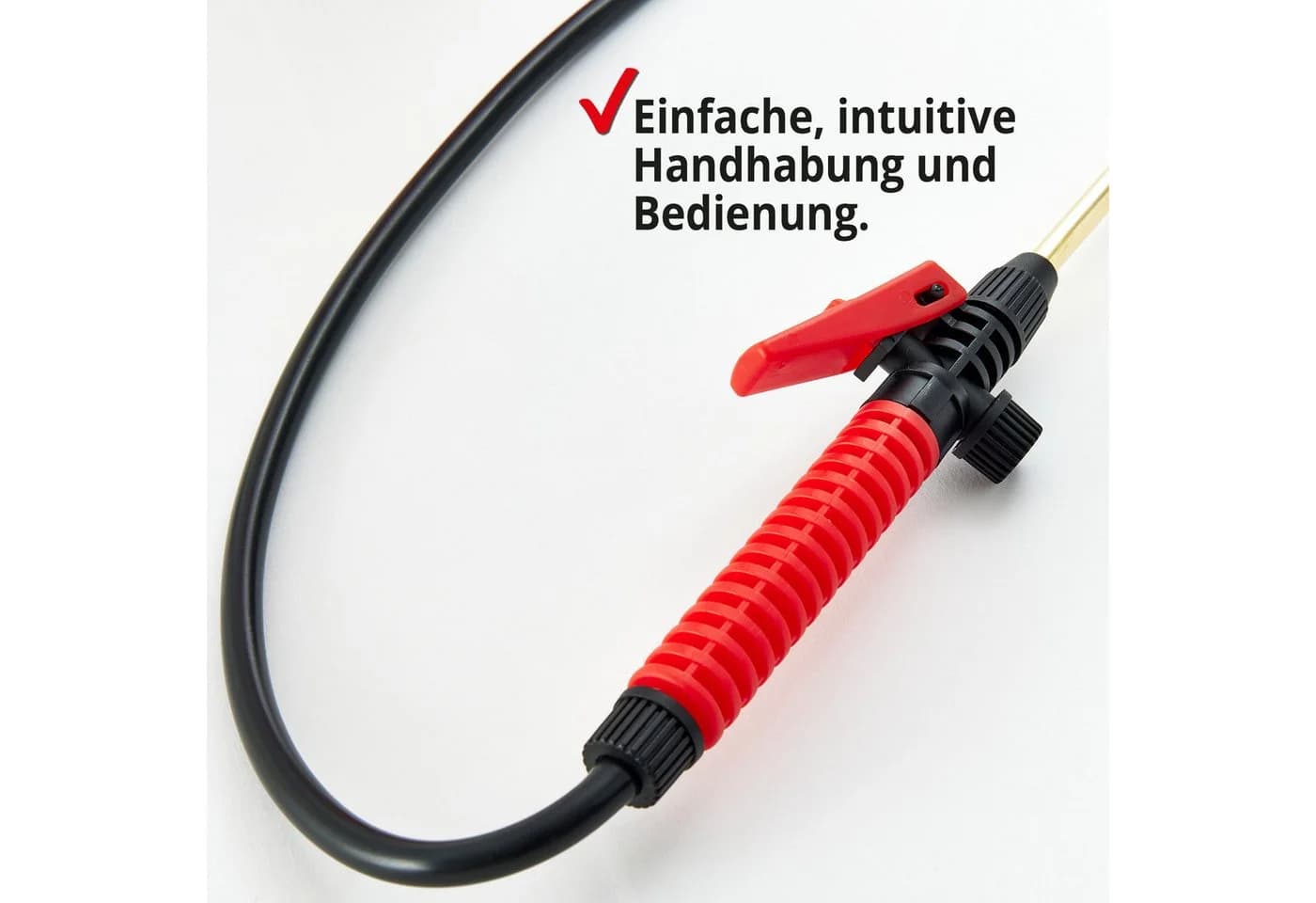 Hecht Drucksprühgerät 4500, 5L, 3bar, Messing-Düse, Schultergurt - Bild 4