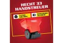 Hecht Handstreuer 33 Salzstreuer Düngerstreuer 3,00 l Rot Bild 1