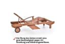 Hecht Gartenliege ERA Lounger Meranti Holz 4-fach Verstellung Bild 1