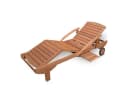 Hecht Gartenliege ERA Lounger Meranti Holz 4-fach Verstellung Bild 2