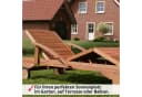 Hecht Gartenliege ERA Lounger Meranti Holz 4-fach Verstellung Bild 5
