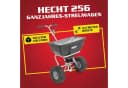 Hecht Streuwagen 256 mit Grobsieb und Abdeckhaube bis 3,5 m Streubreite, 60 l Füllmenge, Ergonomisch, Universal Bild 1