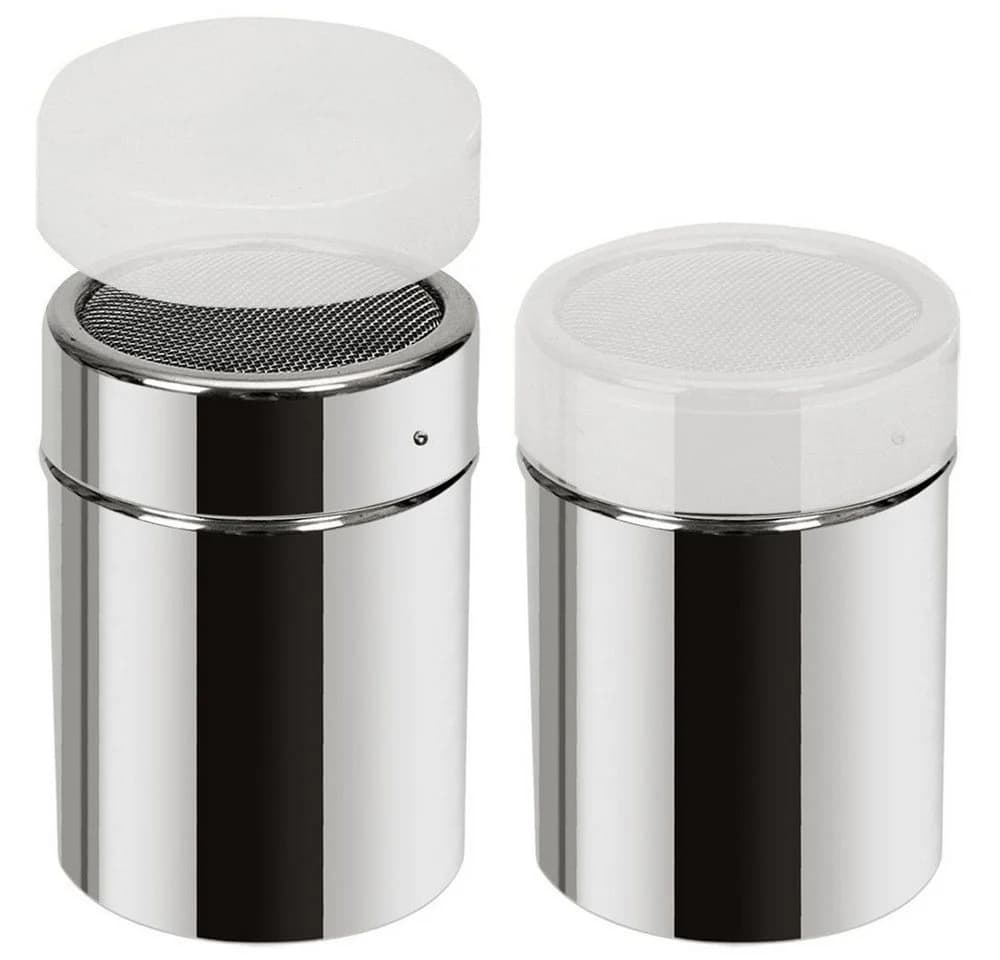 Orion Group Puderzuckerstreuer 2-tlg. Edelstahl Sieb transparent 300ml - Bild 4