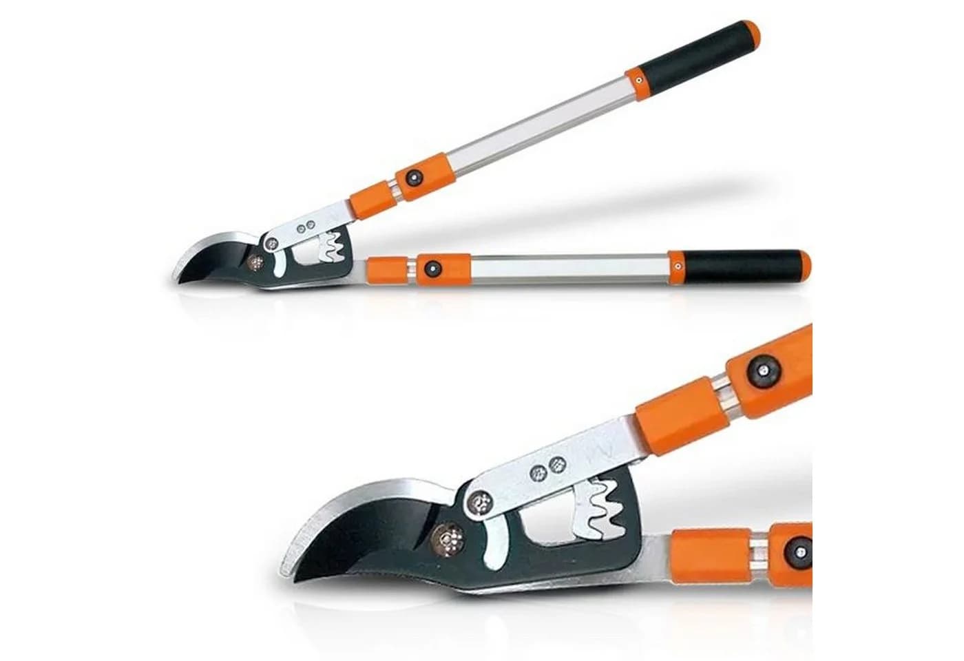 Hecht Astschere Getriebe Amboss 70-104 cm Teleskop Stahlklinge Aluminium - Bild 2